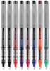 A Picture of product UBC-1734916 uniball® VISION Needle™ Stick Roller Ball Pen Fine 0.7 mm, Assorted Ink and Barrel Colors, 8/Pack