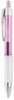 A Picture of product UBC-1745148 uniball® Signo 207™ Retractable Gel Pen Medium 0.7 mm, Black Ink, Translucent Pink/Translucent White Barrel, 2/Pack