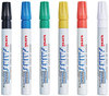 A Picture of product UBC-63630 uni®-Paint Permanent Marker Medium Bullet Tip, Assorted Colors, 6/Set