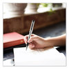 A Picture of product UBC-65800 uniball® 207™ Impact™ Stick Gel Pen Bold 1 mm, Black Ink, Silver/Black Barrel