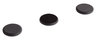 A Picture of product UBR-3021U0012 U Brands High Energy Magnets Circle, Black, 1.25" Diameter, 8/Pack