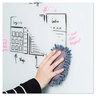 A Picture of product UBR-582U0416 U Brands Microfiber Shag Dry Erase Board Eraser Small 2.5" x 5" 1"
