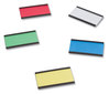 A Picture of product UBR-FM1310 U Brands Magnetic Data Cards Card Holders, 2 x 1, Black, 25/Pack