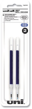 uniball® Refill for Signo Gel 207™ Pens Medium Conical Tip, Blue Ink, 2/Pack