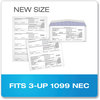 A Picture of product TOP-22223 TOPS™ 1099 Double Window Envelope Commercial Flap, Gummed Closure, 3.75 x 8.75, White, 24/Pack