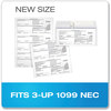 A Picture of product TOP-2222PS3 TOPS™ 1099 Double Window Envelope Commercial Flap, Self-Adhesive Closure, 3.75 x 8.75, White, 24/Pack