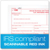 A Picture of product TOP-22973 Adams® 4-Part 1099-DIV Tax Forms with Helper® Fiscal Year: 2024, Carbonless, 8 x 5.5, 2 Forms/Sheet, 24 Total