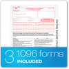 A Picture of product TOP-22973 Adams® 4-Part 1099-DIV Tax Forms with Helper® Fiscal Year: 2024, Carbonless, 8 x 5.5, 2 Forms/Sheet, 24 Total