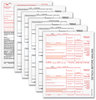 A Picture of product TOP-22973 Adams® 4-Part 1099-DIV Tax Forms with Helper® Fiscal Year: 2024, Carbonless, 8 x 5.5, 2 Forms/Sheet, 24 Total