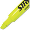 A Picture of product STW-42005 Stride StrideBrite Tank Highlighter Fluorescent Yellow Ink, Chisel Tip, Barrel, 12/Box