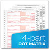 A Picture of product TOP-2299NEC TOPS™ 4-Part 1099-NEC Continuous Tax Forms Fiscal Year: 2023, Four-Part Carbonless, 8.5 x 5.5, 2 Forms/Sheet, 24 Total