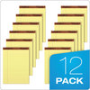 A Picture of product TOP-7532 TOPS™ "The Legal Pad" Perforated Pads with Wide/Legal Rule. 8.5 X 11.75 iin. Canary-Yellow. 50 sheets/pad, 12 pads/case.