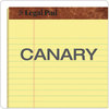 A Picture of product TOP-7532 TOPS™ "The Legal Pad" Perforated Pads with Wide/Legal Rule. 8.5 X 11.75 iin. Canary-Yellow. 50 sheets/pad, 12 pads/case.