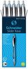A Picture of product RED-132501 Schneider® Slider® Rave XB Ballpoint Pen Retractable, Extra-Bold 1.4 mm, Black Ink, Black/Light Blue Barrel