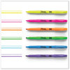 A Picture of product SAN-1761791 Sharpie® Pocket Style Highlighters Assorted Ink Colors, Chisel Tip, Barrel 24/Pack