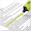 A Picture of product SAN-1912767 Sharpie® Clearview Tank-Style Highlighter Assorted Ink Colors, Chisel Tip, Barrel 3/Pack