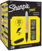 A Picture of product SAN-2003898 Sharpie® Industrial Permanent Marker Value Pack, Fine Bullet Tip, Black