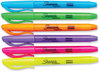 A Picture of product SAN-2133497 Sharpie® Pocket Style Highlighters Assorted Ink Colors, Chisel Tip, Barrel 36/Pack