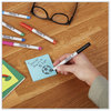A Picture of product SAN-2135318 Sharpie® Mixed Point Size Permanent Markers Assorted Tip Sizes/Types, Black, 6/Pack