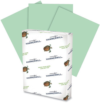 Hammermill® Colors Print Paper 20 lb Bond Weight, 11 x 17, Green, 500/Ream