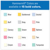 A Picture of product HAM-103168 Hammermill® Colors Print Paper 20 lb Bond Weight, 8.5 x 11, Goldenrod, 500/Ream