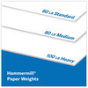 A Picture of product HAM-120024 Hammermill® Premium Color Copy Cover 100 Bright, lb Weight, 8.5 x 11, 250 Sheets/Pack, 6 Packs/Carton