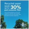 A Picture of product HAM-86710 Hammermill® Great White® 30 Recycled Print Paper 92 Bright, 20 lb Bond Weight, 8.5 x 11, 500 Sheets/Ream, 5 Reams/Carton