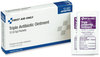 A Picture of product FAO-12001 PhysiciansCare® by First Aid Only® Antibiotic Ointment Kit Refill Triple Packet, 12/Box