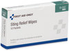 A Picture of product FAO-19002 PhysiciansCare® by First Aid Only® Refill Components—Antiseptic Sting Relief Pads, 10/Box