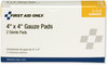 A Picture of product FAO-3014 First Aid Only™ Gauze Pads Sterile, 4 x 2/Box