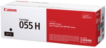 Canon® 3017C001-3020C001 Toner Cartridge 3020C001 (055H) High-Yield 7,600 Page-Yield, Black