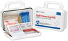 A Picture of product FAO-6021 First Aid Only™ 20 Piece BBP Spill Cleanup Kit. 7.5 x 4.5 X 2.75. White.