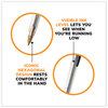 A Picture of product BIC-MS500EBLK BIC® Cristal® Xtra Smooth Ballpoint Pen Stick, Medium 1 mm, Black Ink, Clear Barrel, 500/Pack