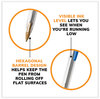 A Picture of product BIC-MS500EBLU BIC® Cristal® Xtra Smooth Ballpoint Pen Stick, Medium 1 mm, Blue Ink, Clear Barrel, 500/Pack