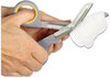 A Picture of product FAO-90292 First Aid Only™ Titanium-Bonded Angled Medical Shears 7" Long, 3" Cut Length, Gray/Yellow Offset Handle