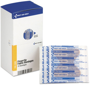 First Aid Only™ Fingertip Bandages SmartCompliance 1.88 x 2, 10/Box