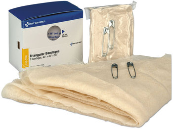 First Aid Only™ Refill for SmartCompliance™ General Business Cabinet Gen Triangular Bandages, 40 x 56, 2/Box