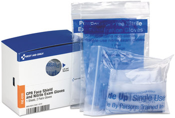 First Aid Only™ Refill for SmartCompliance™ General Business Cabinet 1 CPR Mask; Gloves
