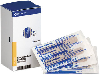 First Aid Only™ Refill for SmartCompliance™ General Business Cabinet Gen Knuckle Fabric Bandages, 20/Box