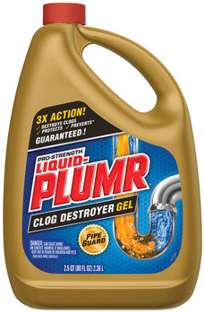 Liquid Plumr® Clog Destroyer + PipeGuard Gel, 80 oz  6/Case