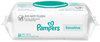A Picture of product PGC-07325 Pampers® Sensitive Baby Wipes. 1-ply. 6.7 X 7 in. White. Unscented. 84 wipes/pack, 7 packs/carton.