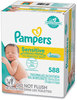 A Picture of product PGC-07325 Pampers® Sensitive Baby Wipes. 1-ply. 6.7 X 7 in. White. Unscented. 84 wipes/pack, 7 packs/carton.