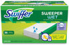 A Picture of product PGC-55311 Swiffer® Wet Refill Cloths. 10 X 8 in. White. Lavender Vanilla and Comfort scent. 36/carton.