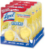 A Picture of product RAC-83723 LYSOL® Brand Hygienic Automatic Toilet Bowl Cleaner. Lemon Breeze scent. 2/pack.