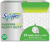 A Picture of product PGC-77197 Swiffer® Heavy-Duty Dry Refill Cloths. 10.3 X 7.8 in. White. 20/pack, 4 packs/carton.
