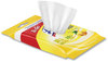 A Picture of product RAC-99799 LYSOL® Brand Disinfecting Wipes Flatpacks 1-Ply, 6.69 x 7.87, Lemon and Lime Blossom, White, 15 Wipes/Flat Pack, 24 Flat Packs/Carton
