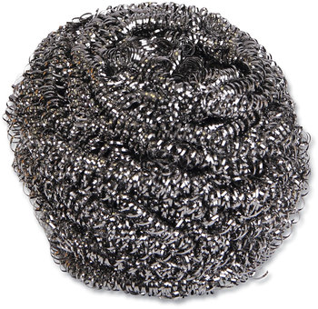 Genuine Joe Stainless Steel Scrubber 12 per carton.