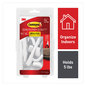 A Picture of product MMM-17003MPES Command™ General Purpose Hooks Large, Plastic, White, 5 lb Capacity, 14 and 16 Strips/Pack