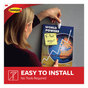 A Picture of product MMM-17005ES Command™ Spring Hook Plastic, White, 0.25 lb Capacity, 1 and 2 Strips/Pack