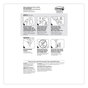 A Picture of product MMM-17006CLRES Command™ Clear Hooks and Strips Mini, Plastic, 0.5 lb Capacity, 6 8 Strips/Pack
